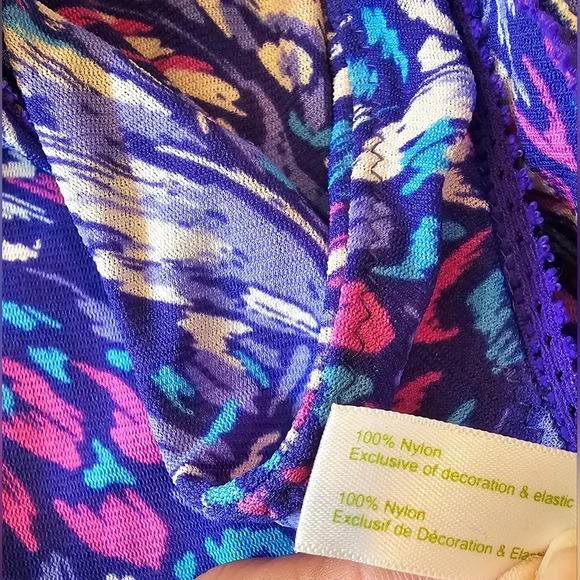 Ongossamer •Size Small• 2 Piece Pajama Set Nylon Loungewear Comfortable Soft - Picture 3 of 7